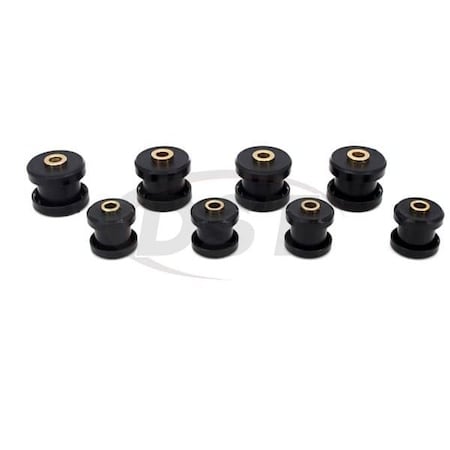 Black Polyurethane With Upper And Lower Bushings
